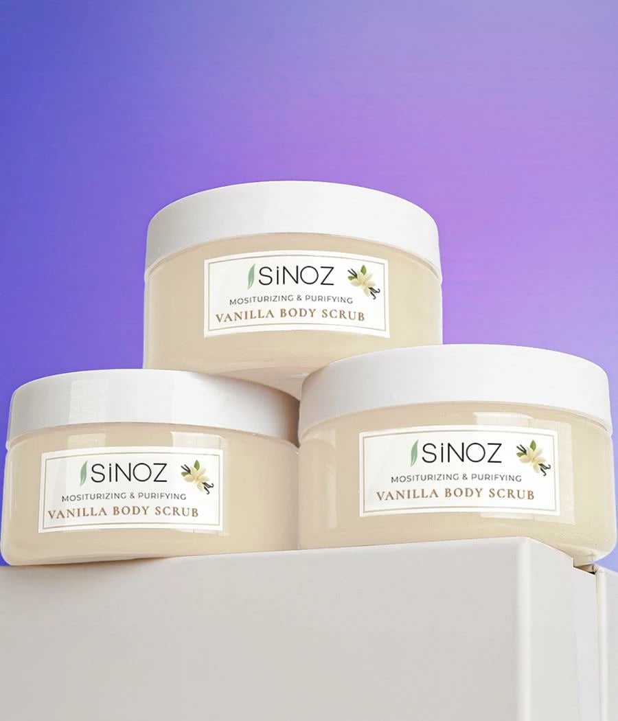 Skrab për Trupin Sinoz Vanilje, 300gr