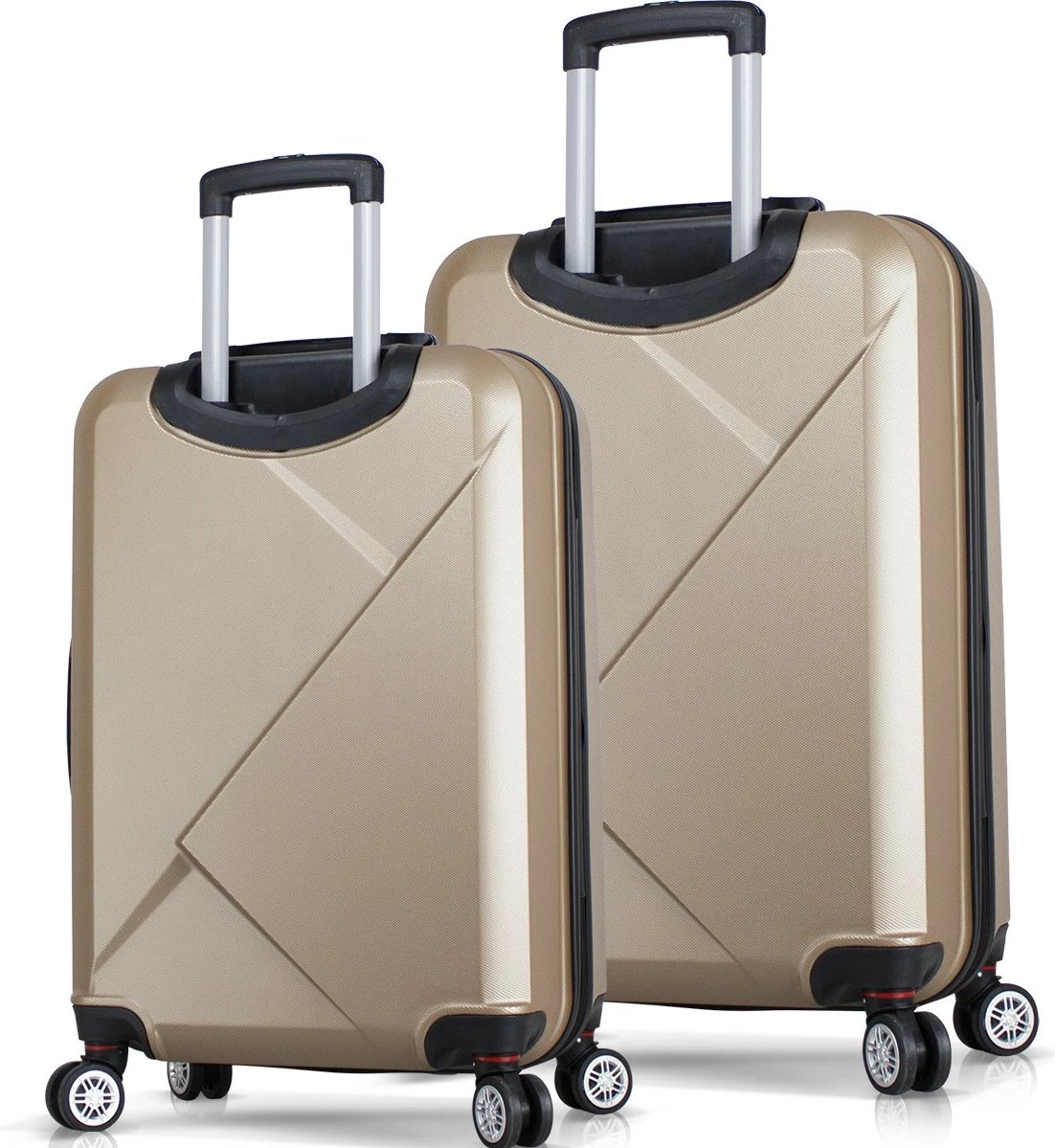Set valixhesh (2 copë), ngjyrë ari, Zoozie Bags, 7001