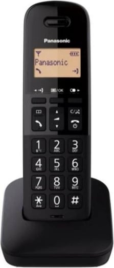 Telefon pa kabllo Panasonic KX-TGB612 Duo, i zi, set prej 2 copë Telefon pa kabllo Panasonic KX-TGB612 Duo, i zi, set prej 2 copë