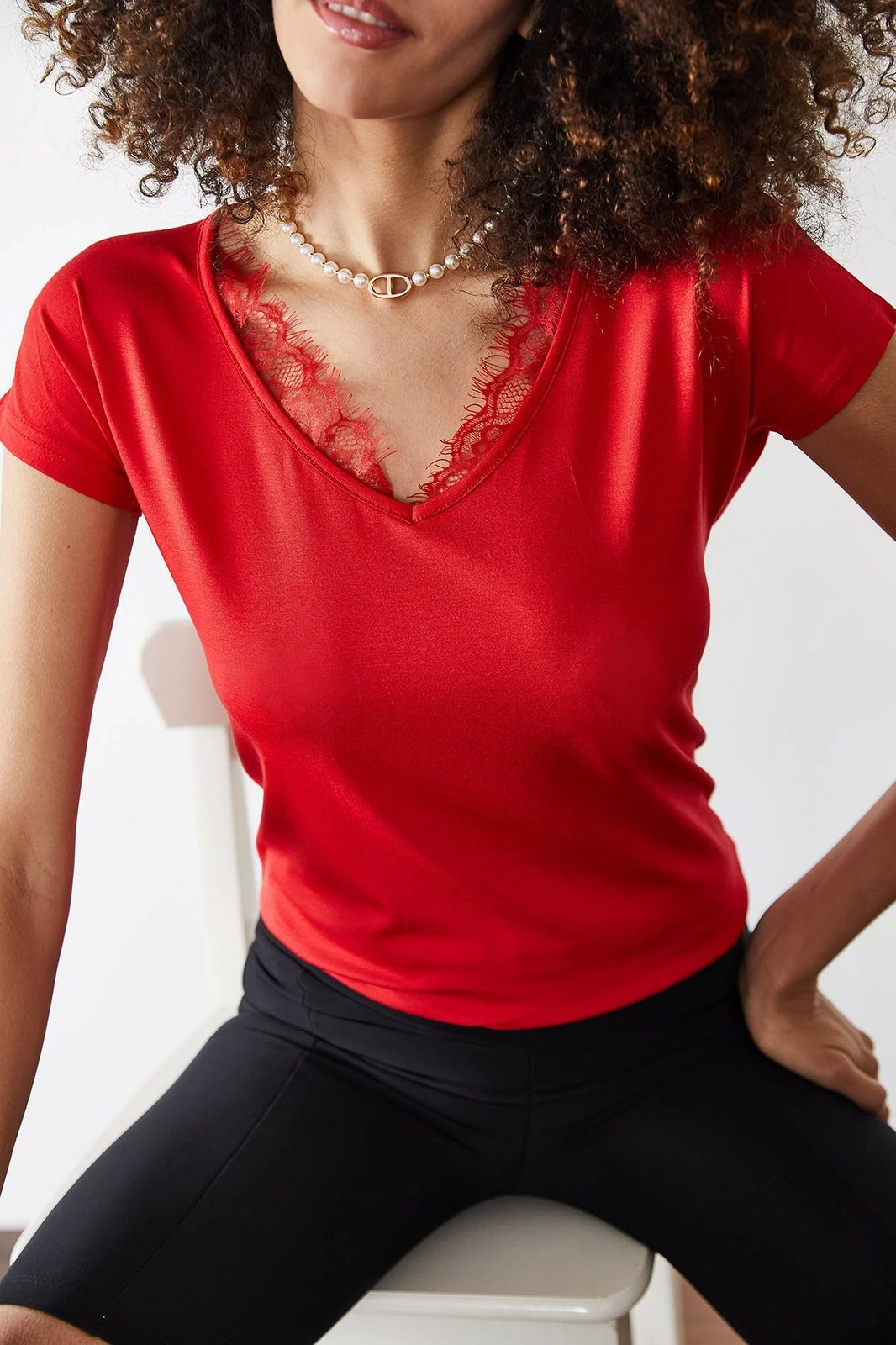 Bluzë e kuqe për gra, Jumeon, X2046