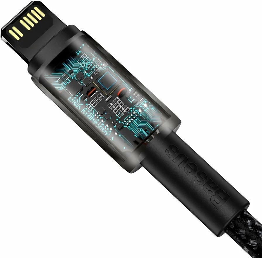 Kabllo Baseus CATLWJ-01, USB-C në Lightning, 1m, 20W, e zezë