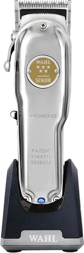 Makine qethëse për meshkuj Wahl Senior Cordless Metal Edition argjendtë