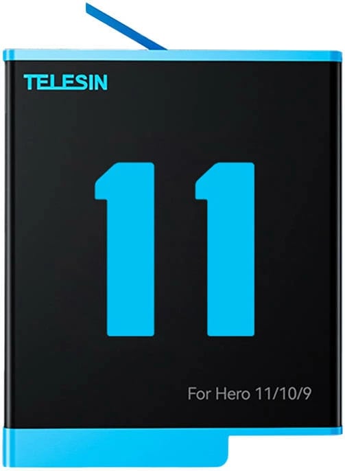 Set karikues i papërshkueshëm nga uji me 3 vende Telesin GP-BTR-905-GY, 2 bateri për GoPro Hero 9/10/11/12, Gri