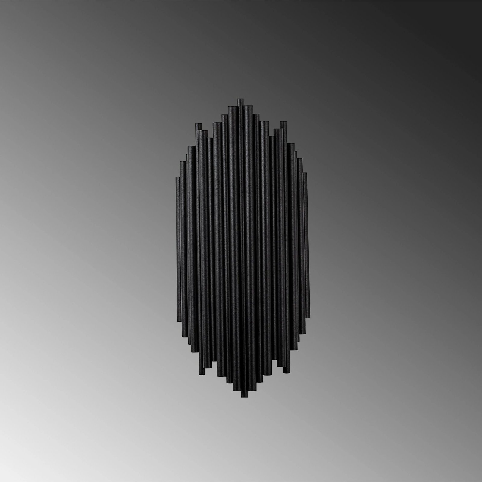 Llambë muri Opviq, Kara - 13345, metal i zi