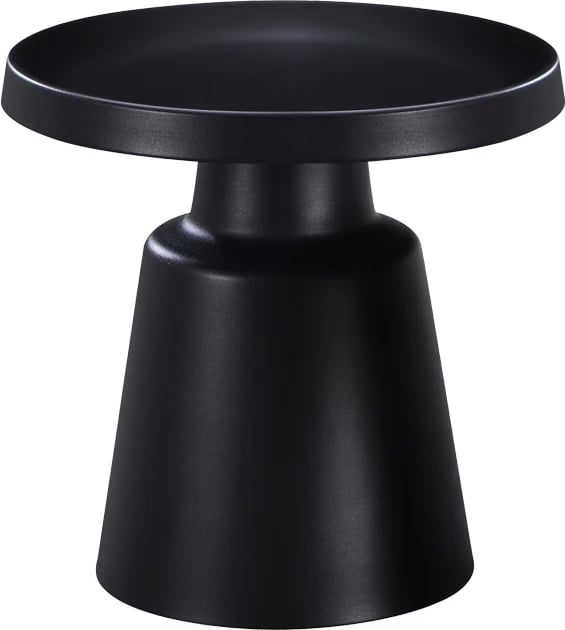 Set tavolina kafeje Ginoze, metal i zi, 2 copë