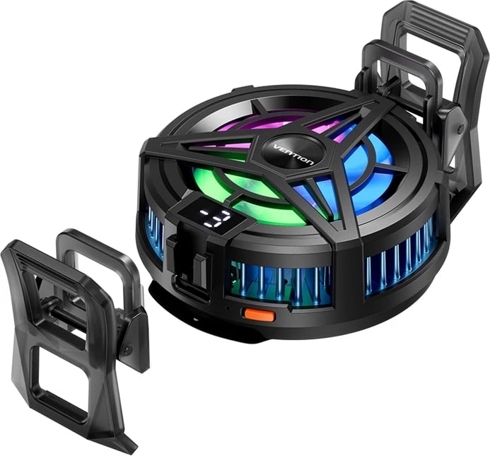 Ftohës magnetik për celular Vention KQKB0, i zi