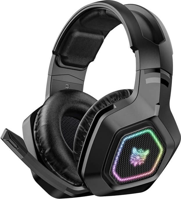 Kufje gaming ONIKUMA B100, over-ear, Bluetooth 5.3, mikrofon me anulim zhurme, RGB, e zezë