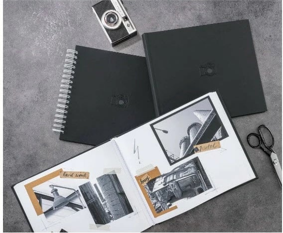 Album fotografish Hama Signs Buch-Album 28x24cm, 50 faqe, zi