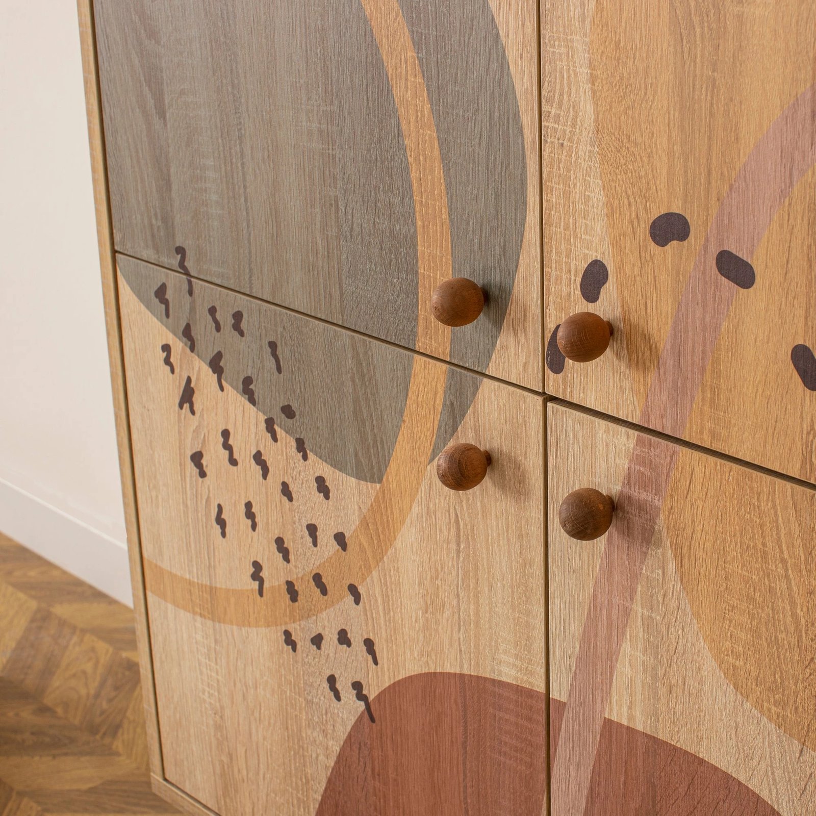 Dollap multifunksional Skye Decor, Multilüx Form, shumëngjyrësh