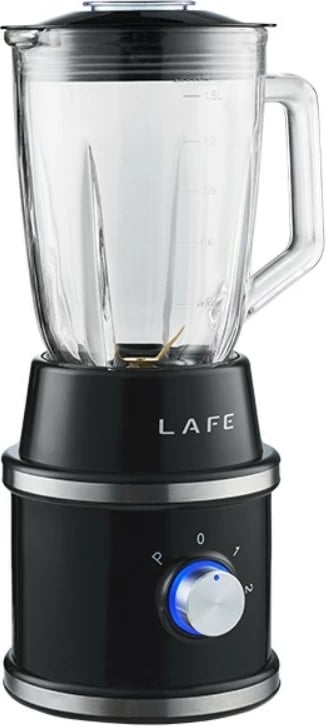 Blender me kançë, Lafe, LAFBLE47472, 1.5L, 1300W, 2 shpejtësi, titanium, i zi
