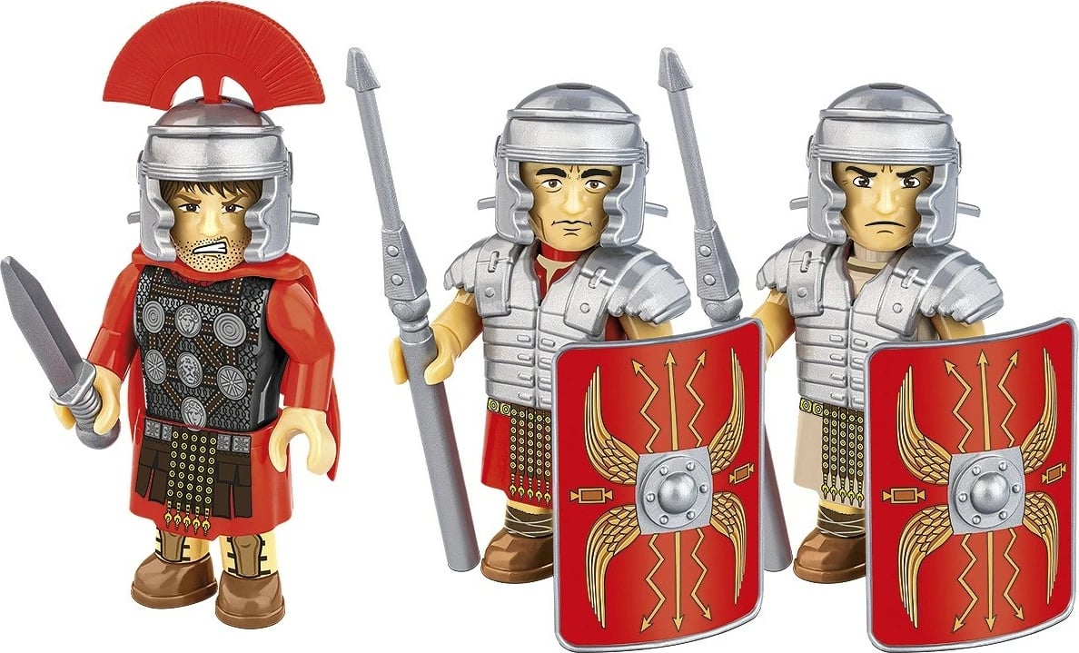 Set blloqesh Cobi Klocki Imperium Romanum, 3 figurina romake, 38 pjesë
