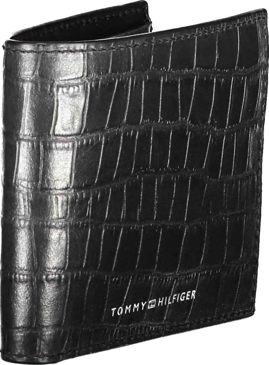 Portofol Tommy Hilfiger meshkuj, i zi