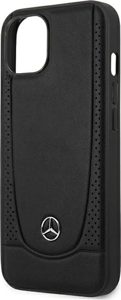 Mbështjellës Mercedes MEHCP14MARMBK për iPhone 14 Plus 6.7", lëkurë, i zi
