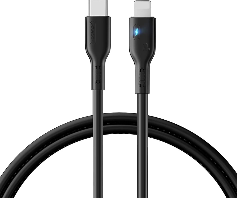 Kabllo Joyroom S-CL020A13 USB-C në Lightning, 1.2m, 20W, e zezë