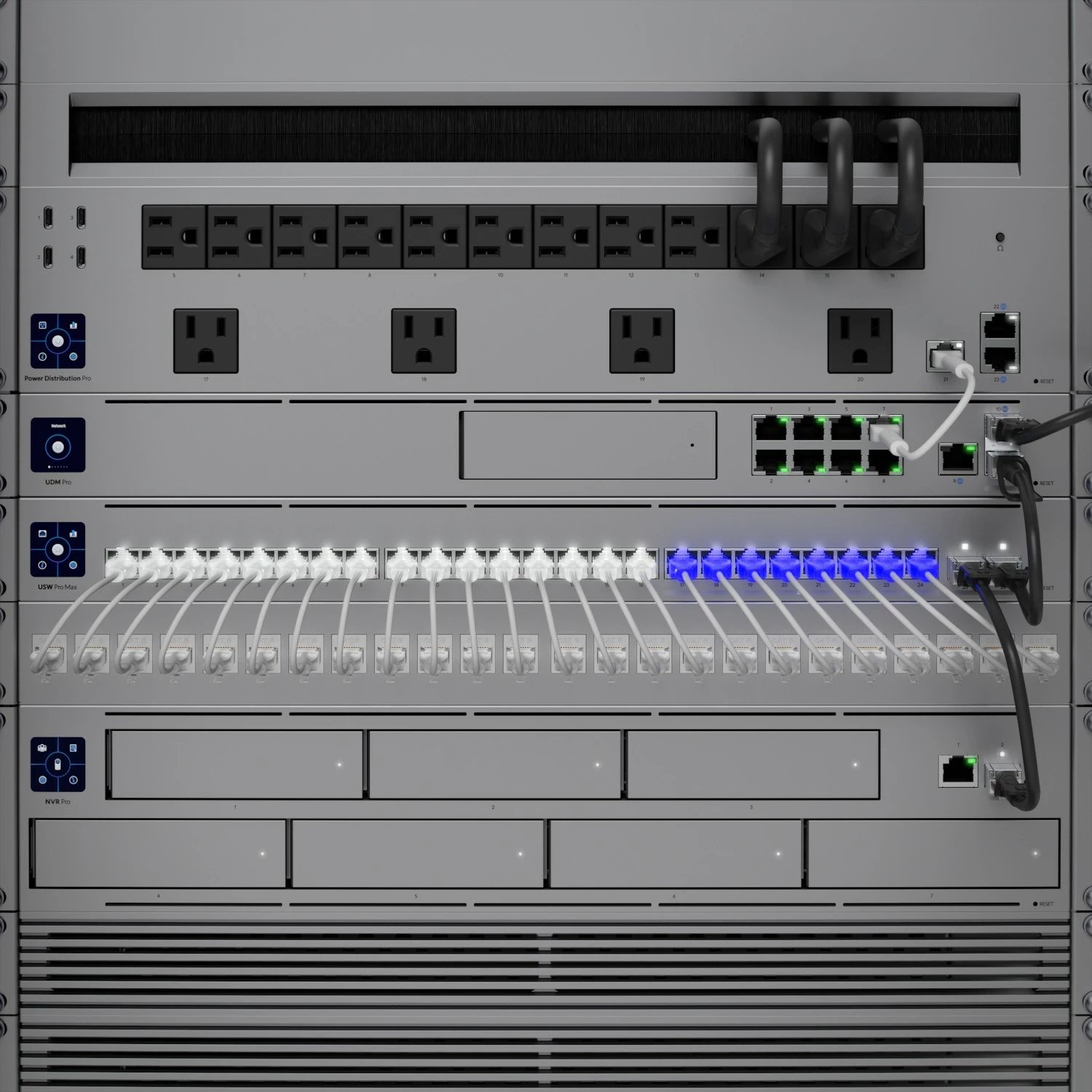 Switch Ubiquiti Pro Max 24, L3, 2.5G Ethernet (100/1000/2500), Rack mounting, 1U