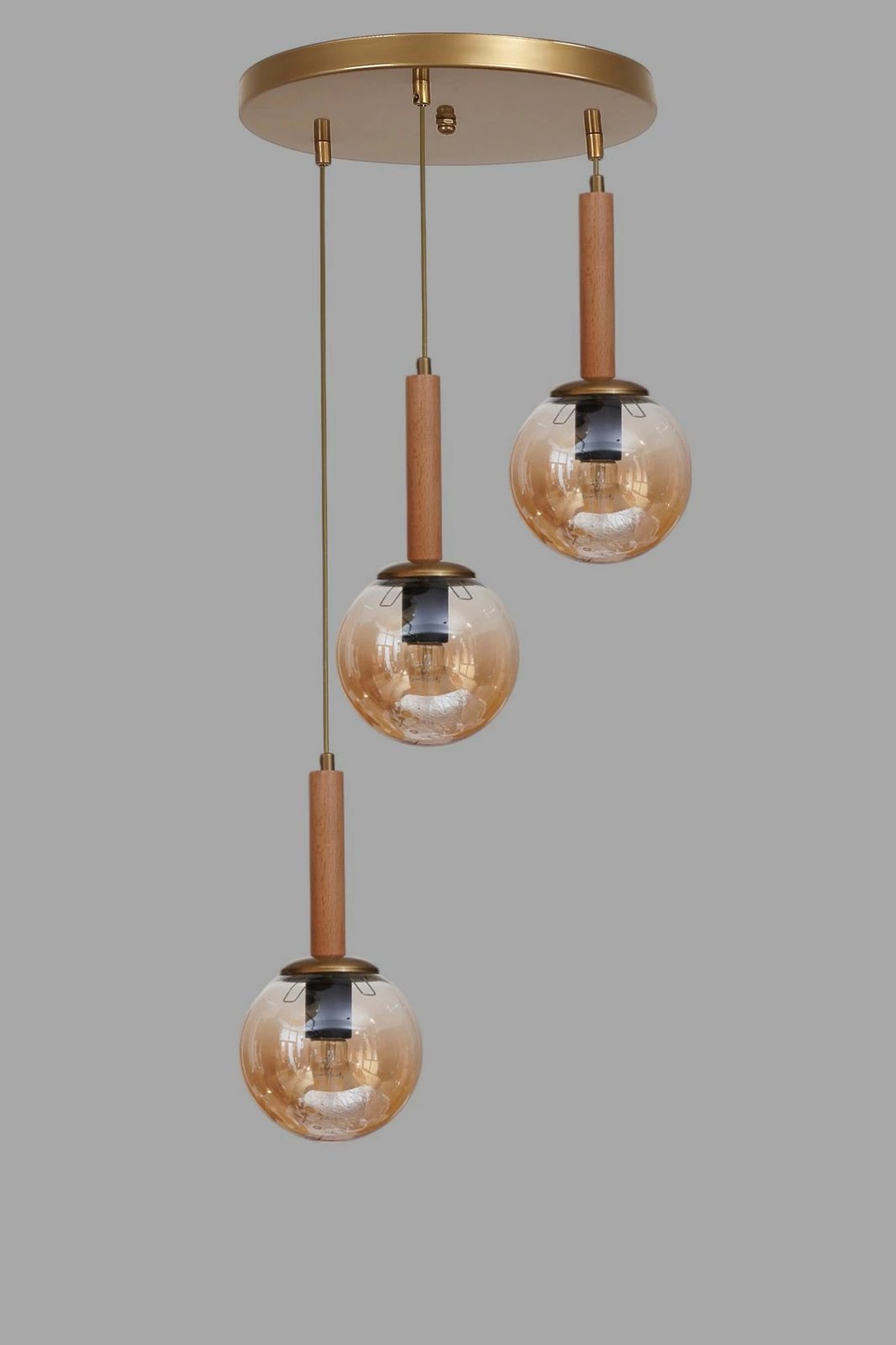 Llambë tavani Opviq, 9072-3, ngjyrë mjaltë, lis dhe ar