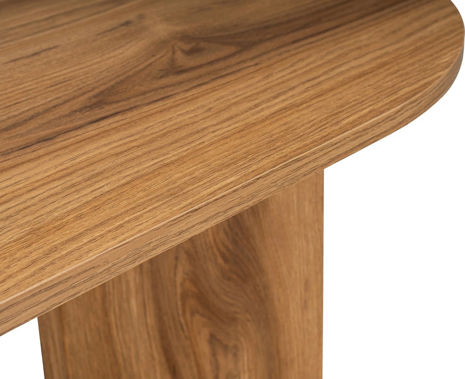 Tavolinë kafeje Nordure, ovale, ngjyrë lute