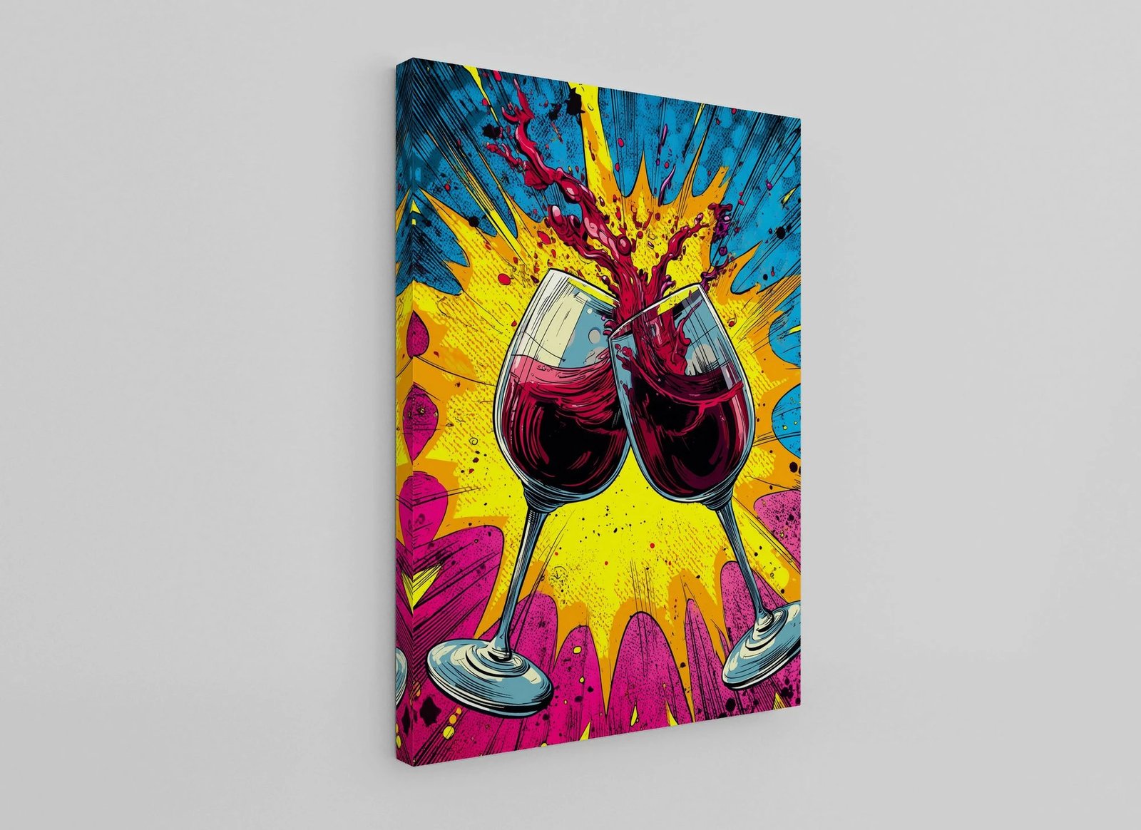 Pikturë dekorative në kanavacë, shumëngjyrëshe, Wallity ASR_CNV25-52, 50x70cm