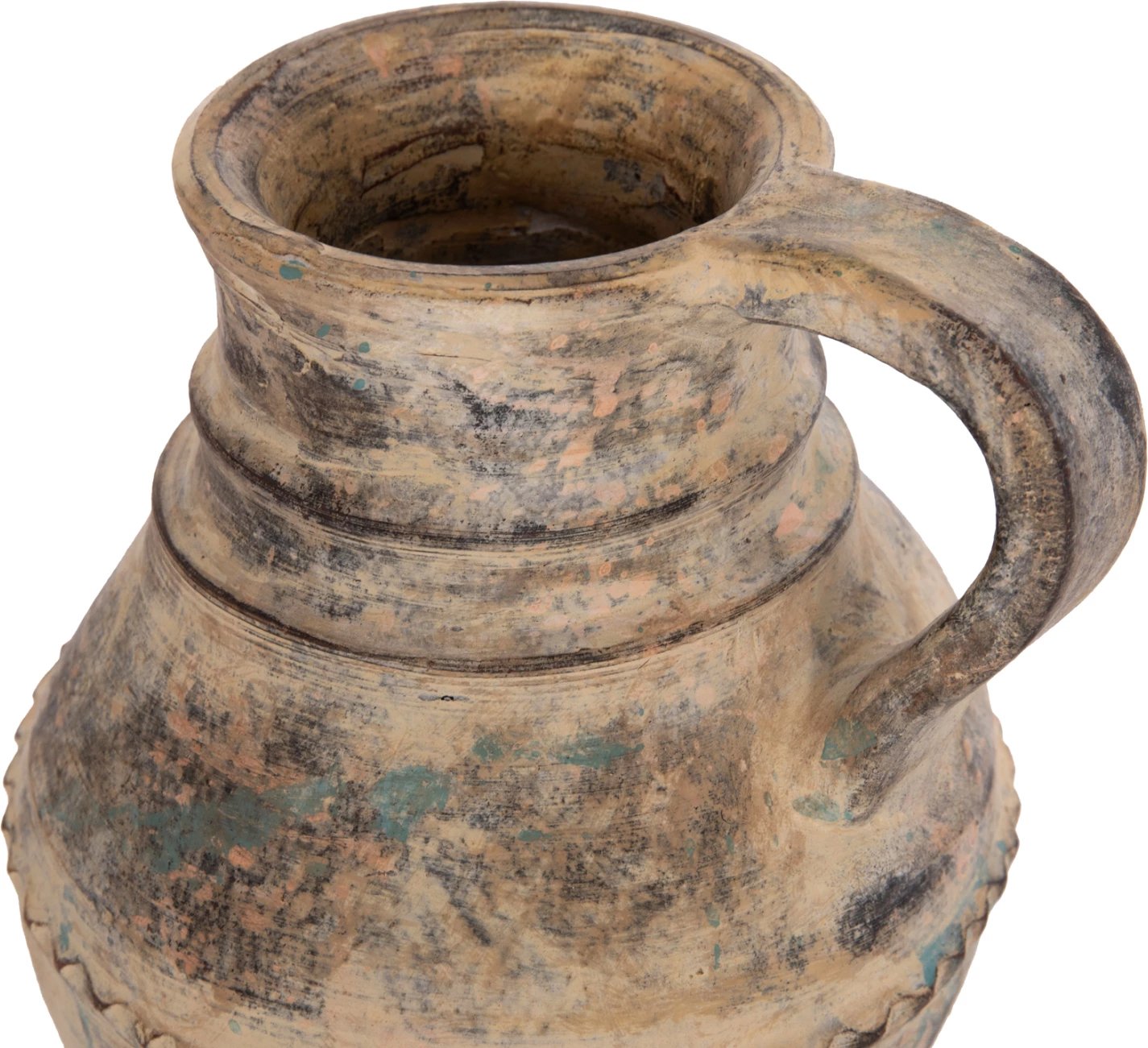 Vazo dekorative tavoline VERMO, terrakotë, ngjyrë krem-bezhë, Φ20x20.5cm Vazo dekorative tavoline VERMO, terrakotë, ngjyrë krem-bezhë, Φ20x20.5cm