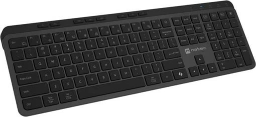 Tastierë Natec Medusa, wireless, full-size, 21 taste multimediale, e zezë