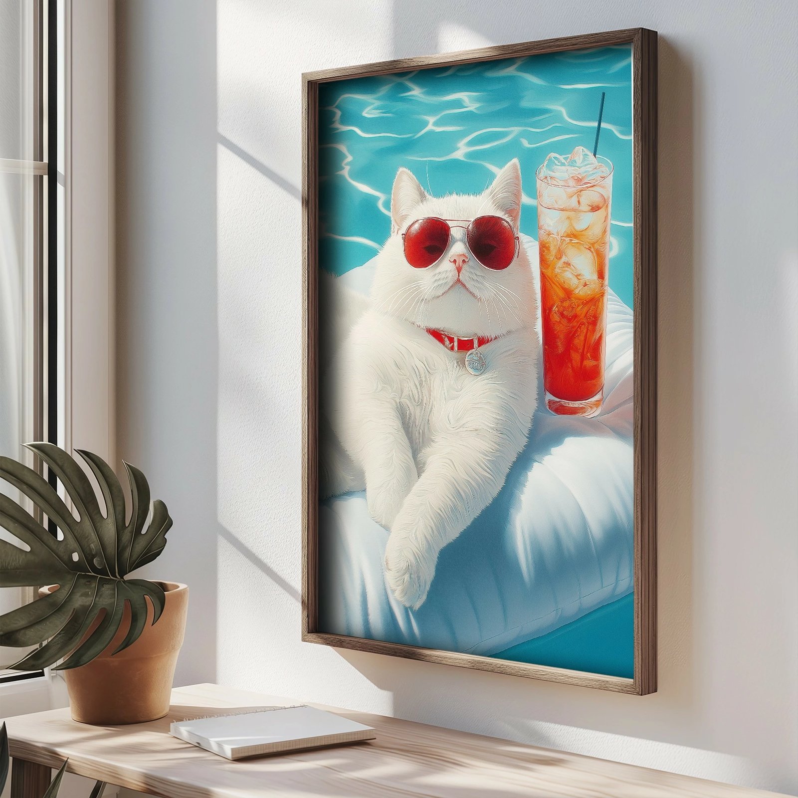 Pikturë dekorative me kornizë MDF, Wallity, TUN017-L, shumëngjyrëshe