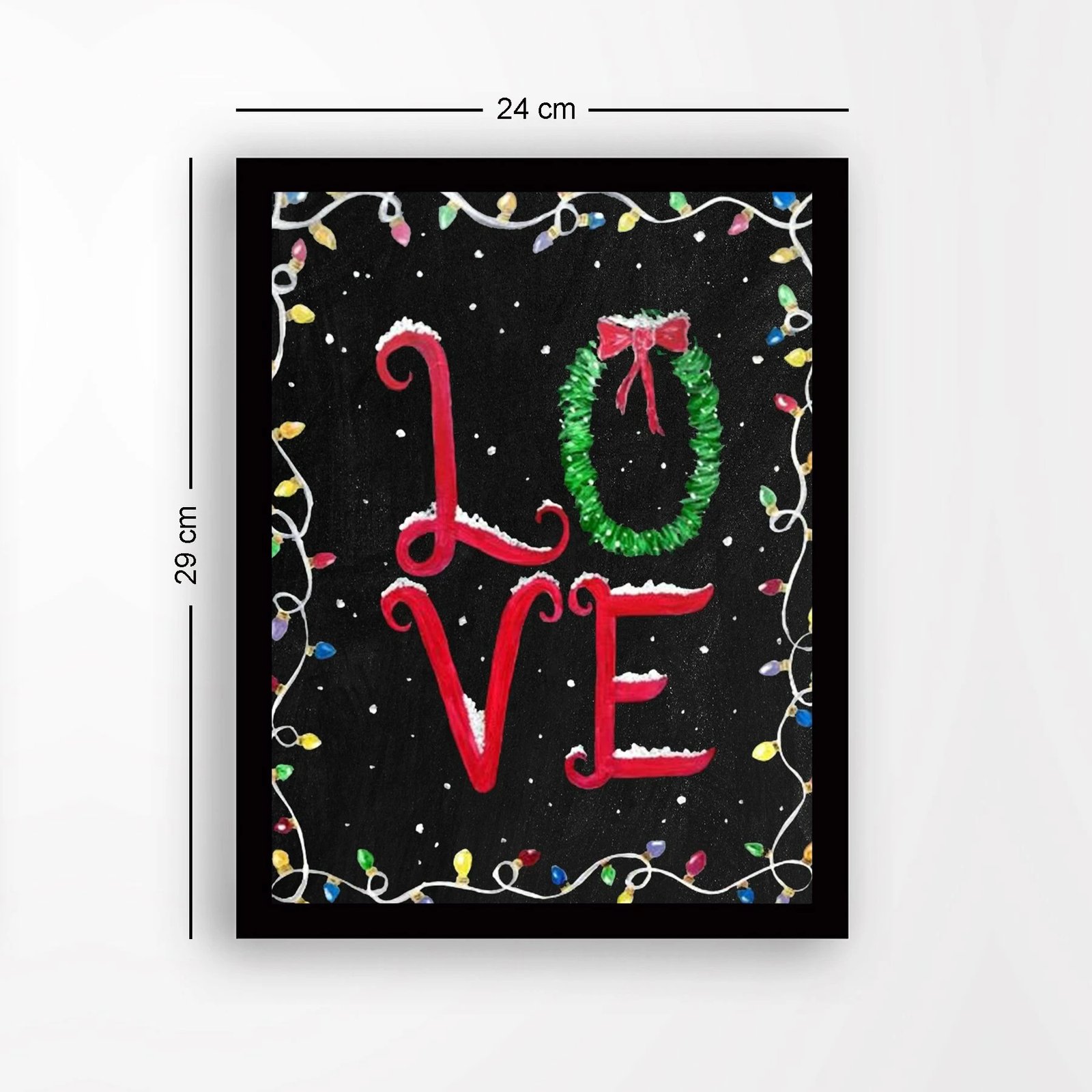 Pikturë dekorative me kornizë MDF, shumëngjyrëshe, Wallity, SC7436501593568