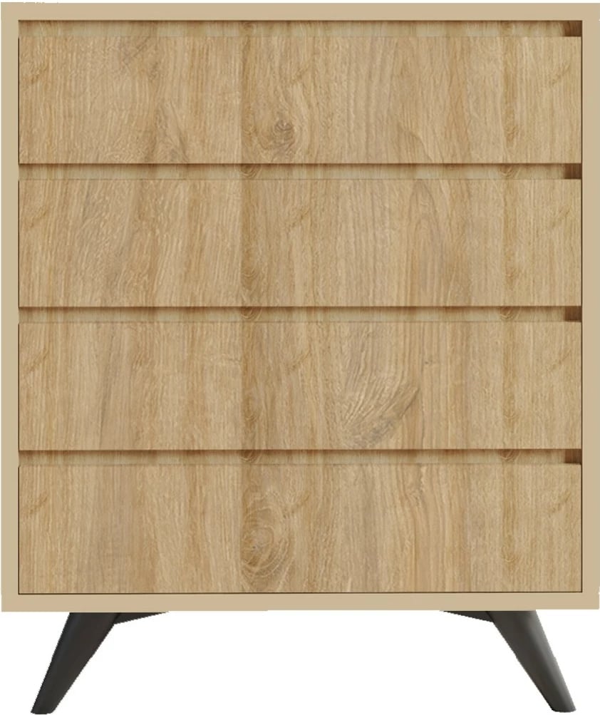 Komodë Hanah Home, Suvera, ngjyrë lisi