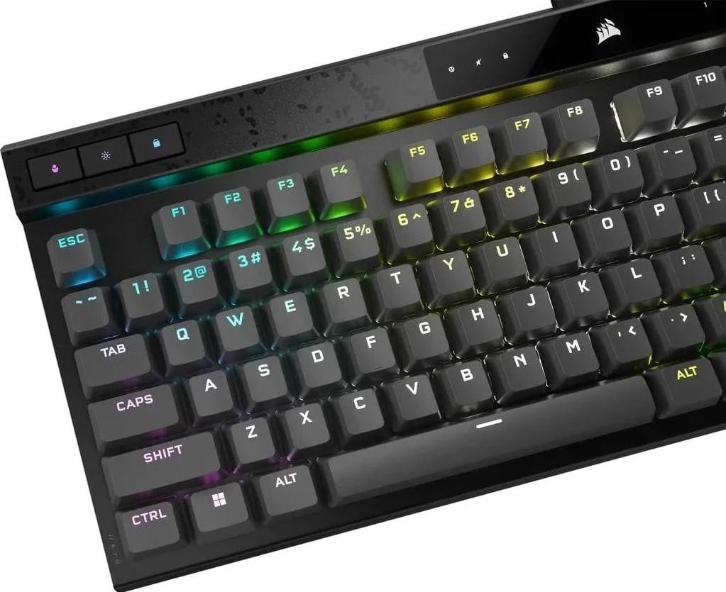 Tastierë Corsair K70 RGB PRO MAX, mekanike, RGB, e zezë