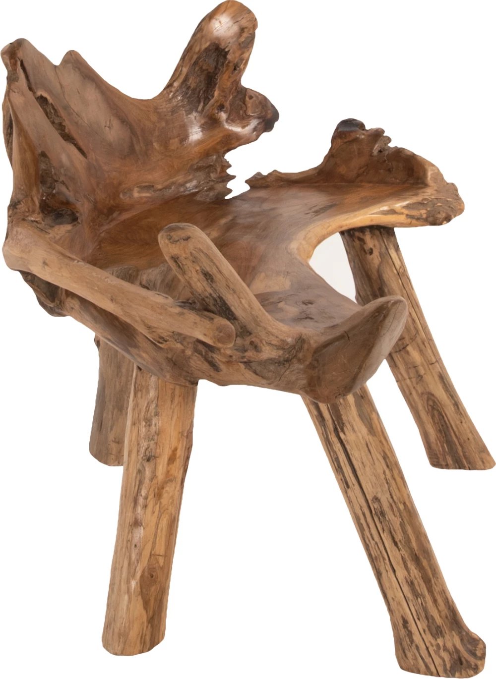 Stol FH9348 dru tik ngjyrë natyrale 120x88x80 cm