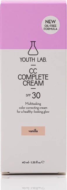 Krem Pudër Youth Lab CC, SPF30, Vanilla, 40 ml
