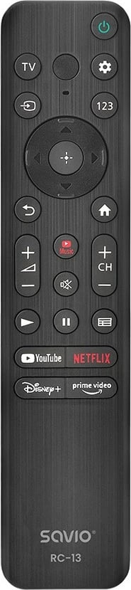 Pilot universal Savio RC-13 për Sony TV, i zi