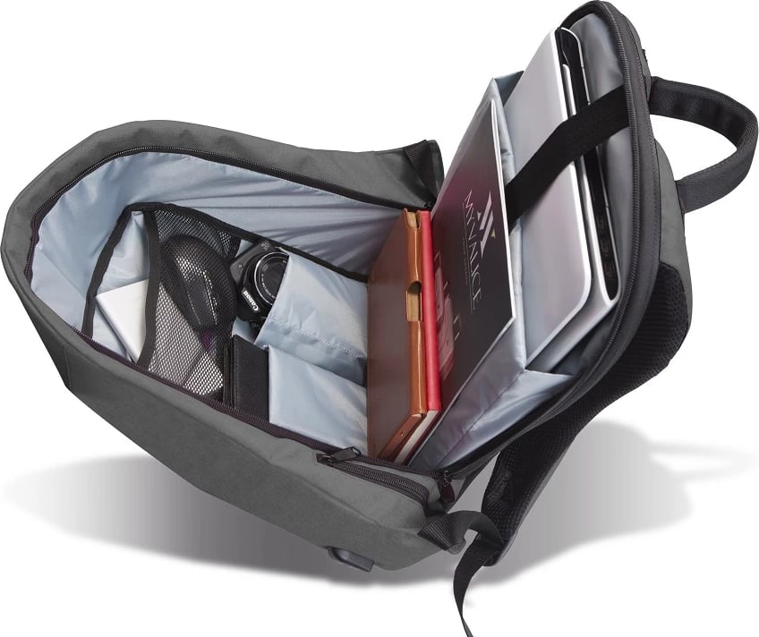 Çantë shpine për laptop, ngjyrë gri, Zoozie Bags, 2754