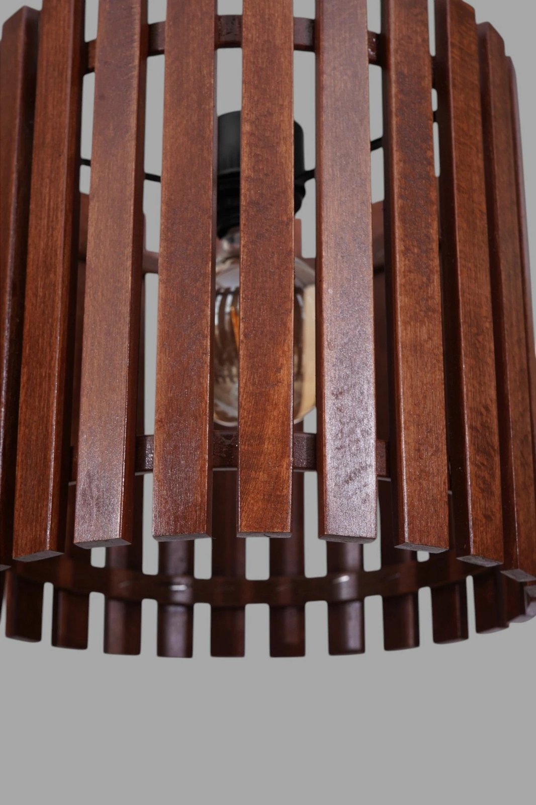 Llambë tavani Opviq, ngjyrë arre dhe e zezë, 9074-7