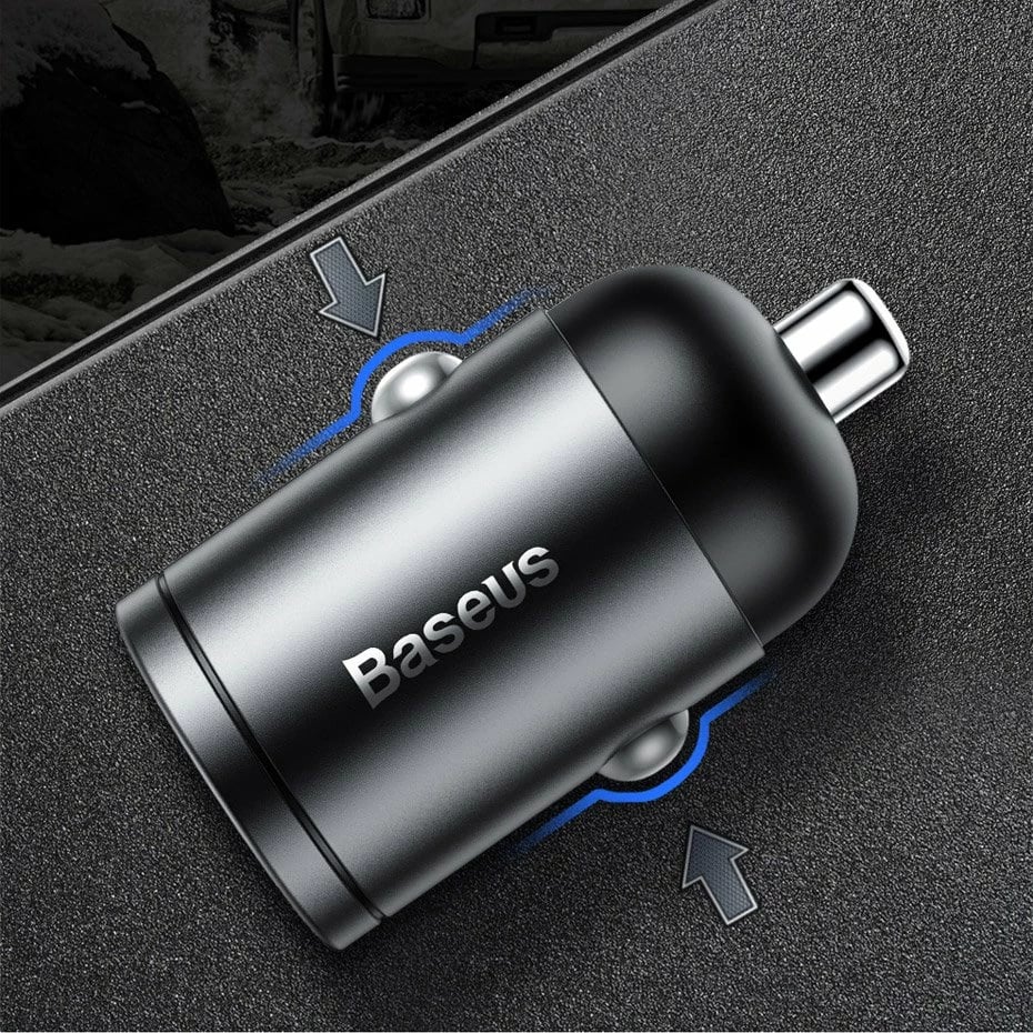 Karikues veture Baseus Tiny Star Mini, 30W, USB-A, Quick Charge 3.0, Gri Karikues veture Baseus Tiny Star Mini, 30W, USB-A, Quick Charge 3.0, Gri