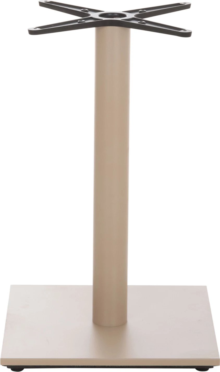 Baza tavoline metalike, ngjyrë kapuçino mat, FH438.25, 46x46x72cm