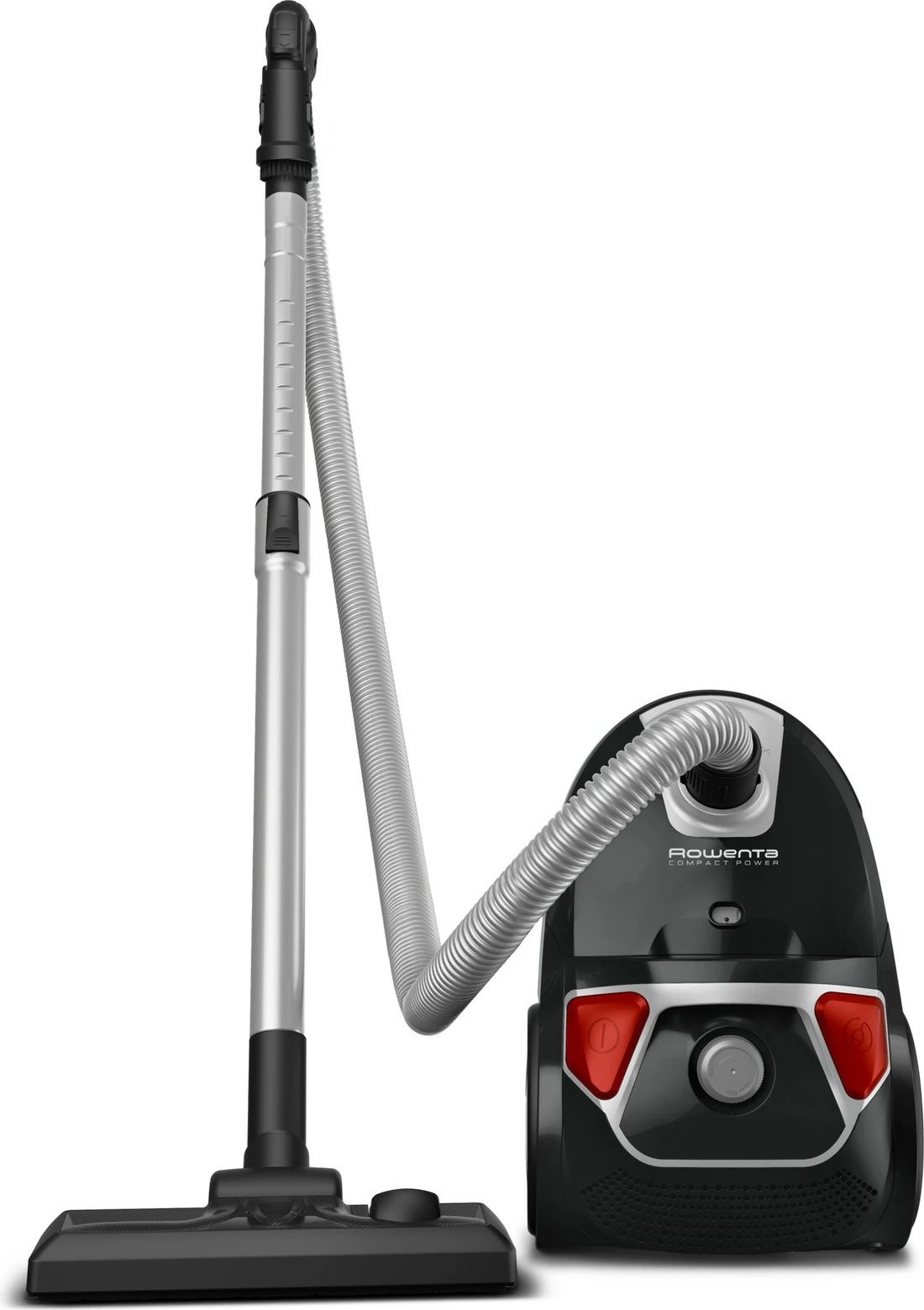 Fshesë me korrent Rowenta RO 3955 Compact Power, qese pluhuri, 6.2m kabllo, e zezë/kuqe