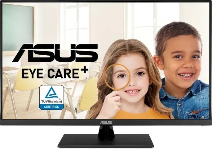 monitor Asus VP327Q 31.5" 4K UHD 60Hz VA me altoparlantë, Adaptive-Sync, Eye Care, DP/HDMI, i zi, me kabllo HDMI