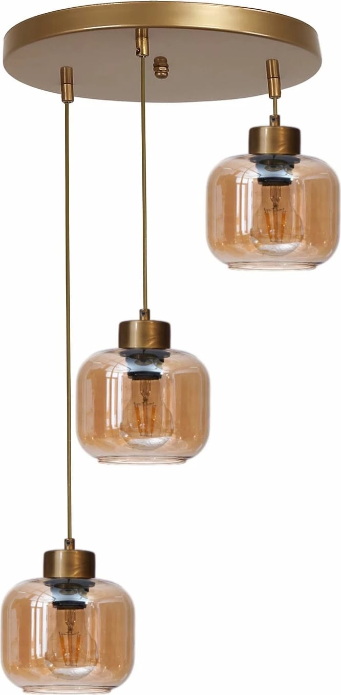 Llambë tavani Opviq, ngjyrë mjaltë dhe ari, 9060-3