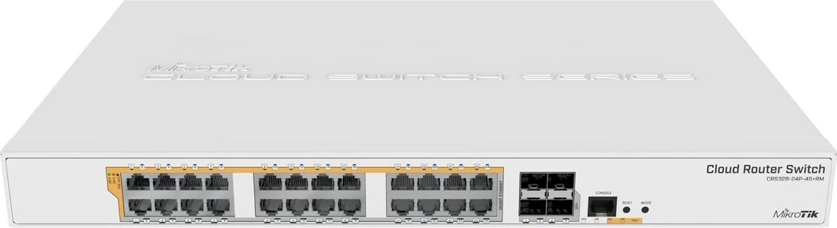 Switch MikroTik CRS328-24P-4S+RM, Managed, PoE, 10G, i bardhë
