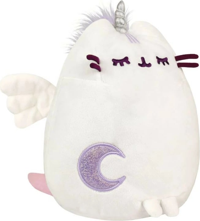 Lodër pelushi Pusheen Super Pusheenicorn Daffi, 24 cm, bardhë/rozë/vjollcë