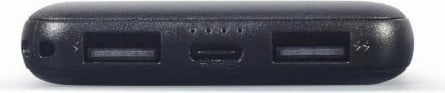 Power bank Gembird PB05-02, 5000 mAh, e zezë