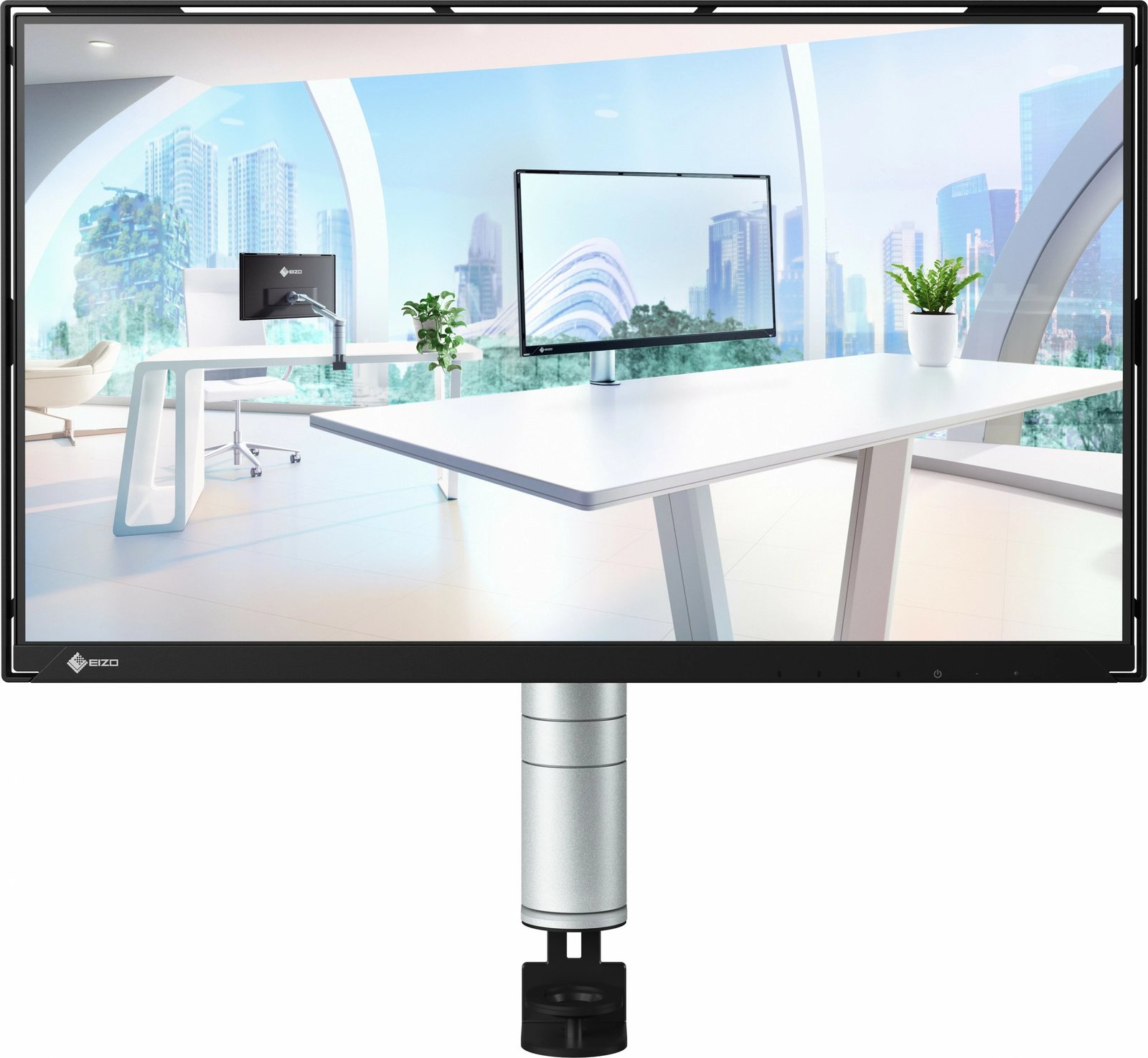 Monitor Eizo 23.8 inç IPS, 2x USB-C, Schwenkarm, i zi