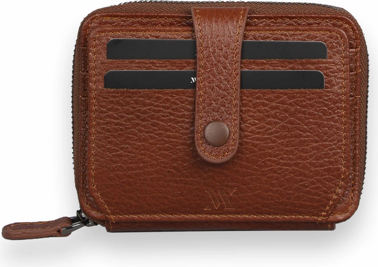 Portofol lëkure, ngjyrë kafe, Zoozie Bags, 4243