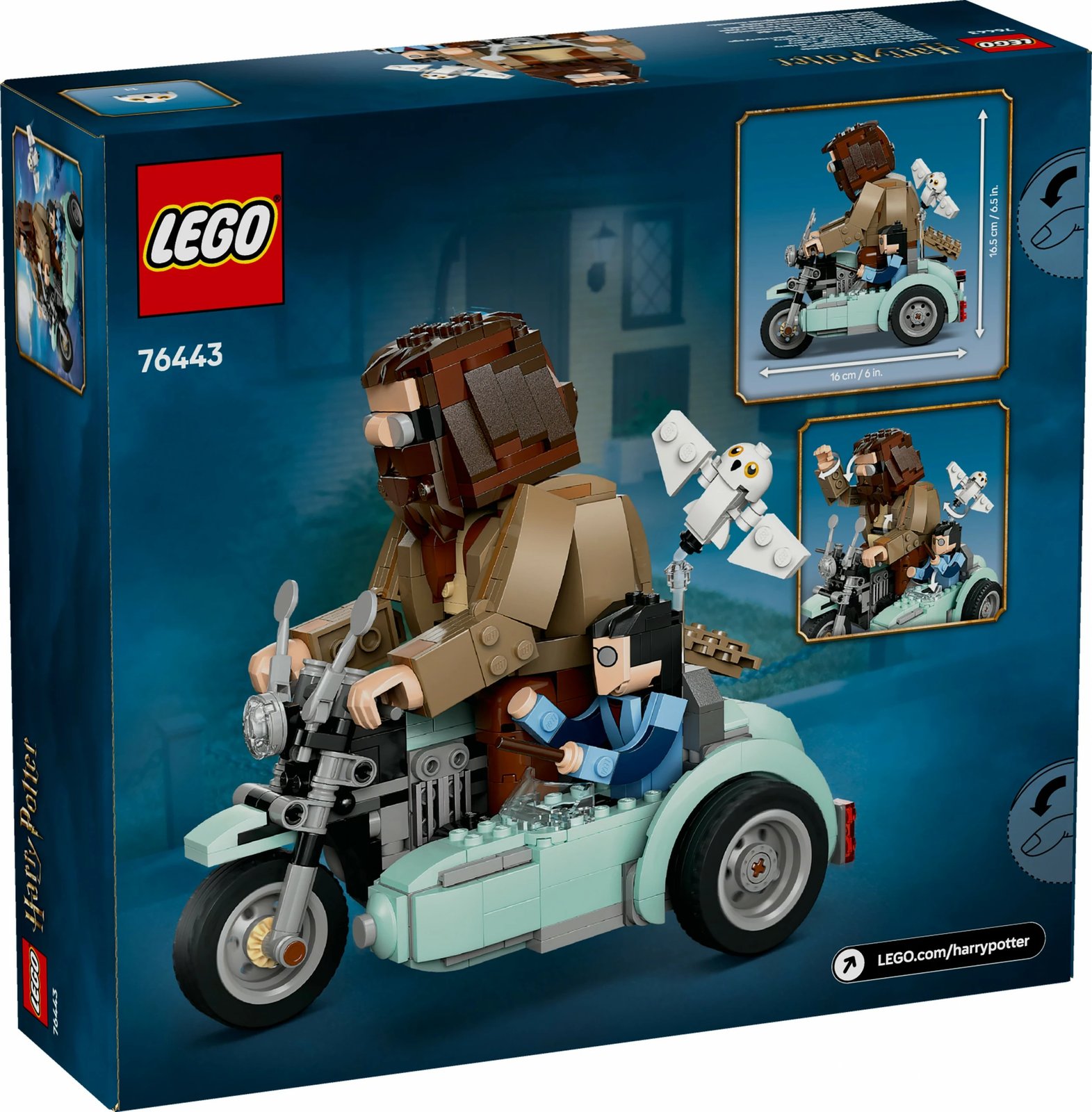 Set ndërtimi LEGO Hagrid & Harry's Motorcycle Ride, 617 pjesë, shumëngjyrësh Set ndërtimi LEGO Hagrid & Harry's Motorcycle Ride, 617 pjesë, shumëngjyrësh