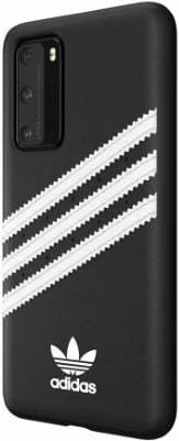Mbështjellës Adidas OR Moulded PU SS20 për Huawei P40, zi-bardhë