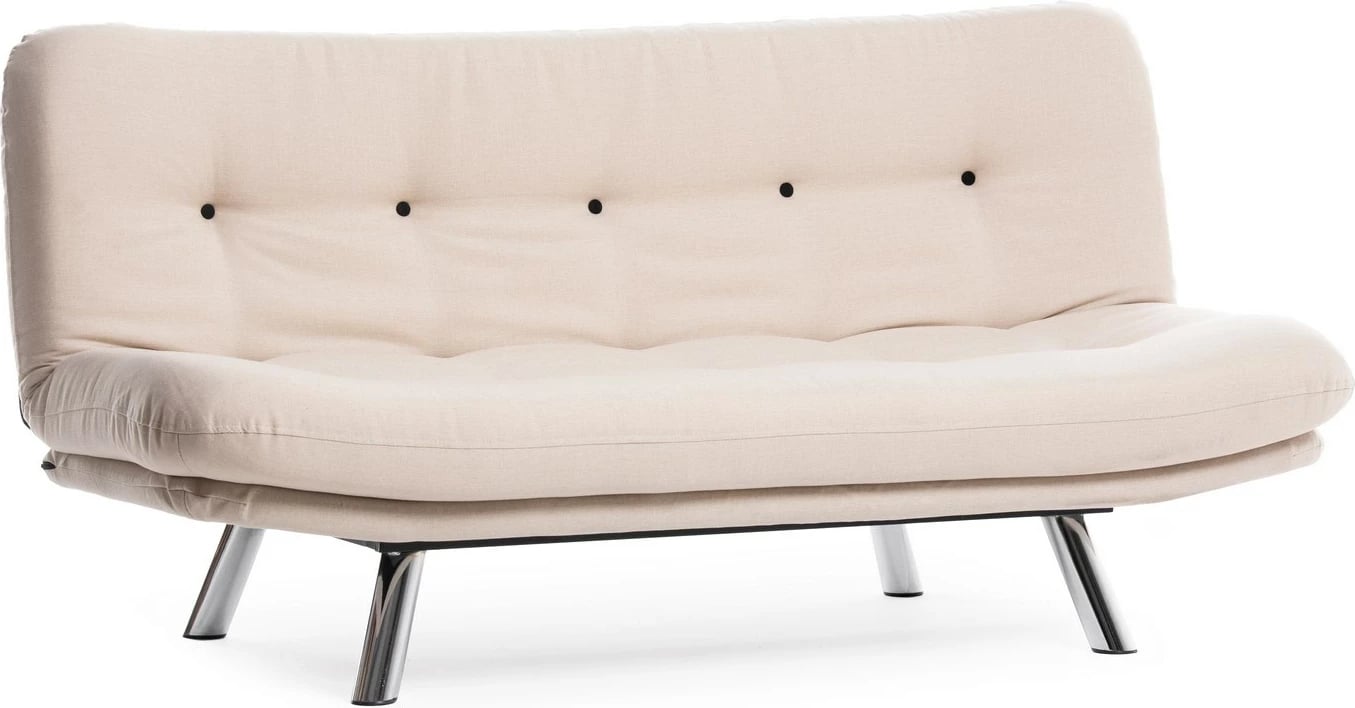 Krevat-sofë 3 vende, Atelier del Sofa, Misa Small Sofabed v3, krem