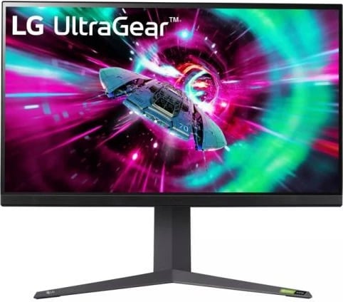 Monitor, LG, 32GR93U-B (32GR93UB/32GR93U-B.AEU), 32", i sheshtë LCD, e zezë/gri