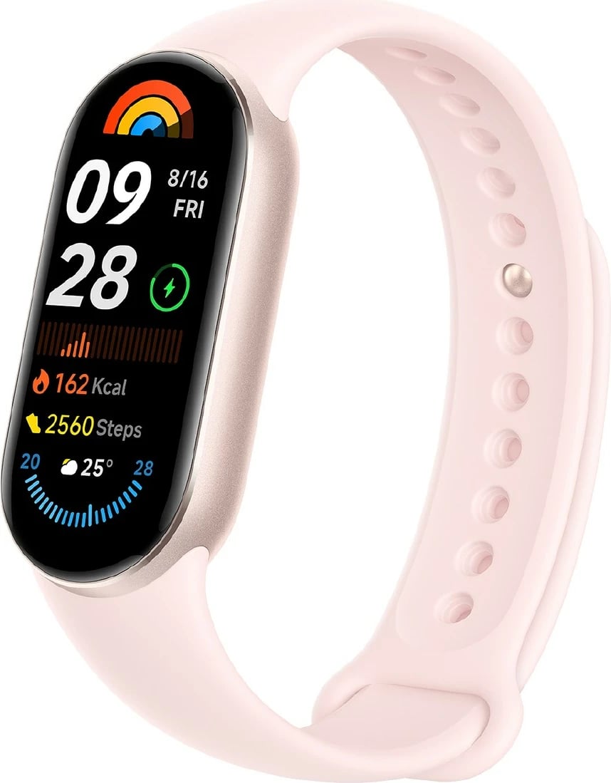 Smartwatch Xiaomi Smart Band 9, 1.62", 233 mAh, rozë