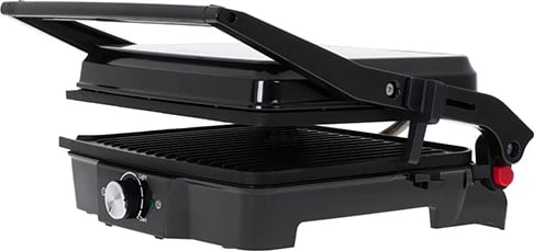 Grill elektrik tavoline, Camry, CR 3053, 180° hapje, pllaka jo-ngjitëse 28x23 cm, termostat, 2000W (max 2500W), zi-argjendt