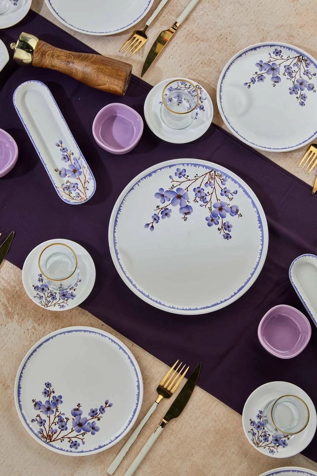 Set mëngjesi 21 pjesësh, Hermia Concept, SakuraLila21